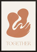 Poster in black frame