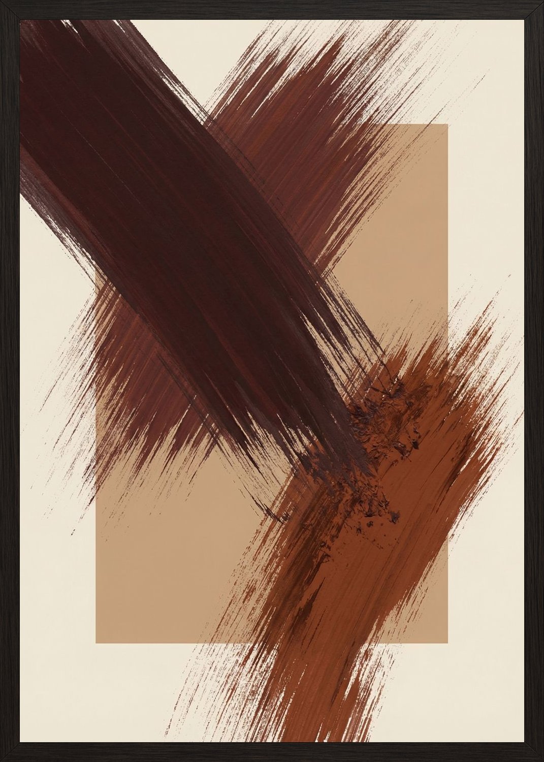 Poster in oak frame