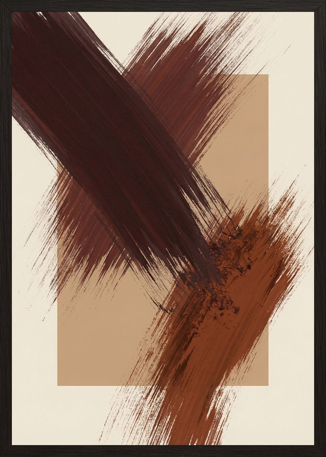 Poster in black frame