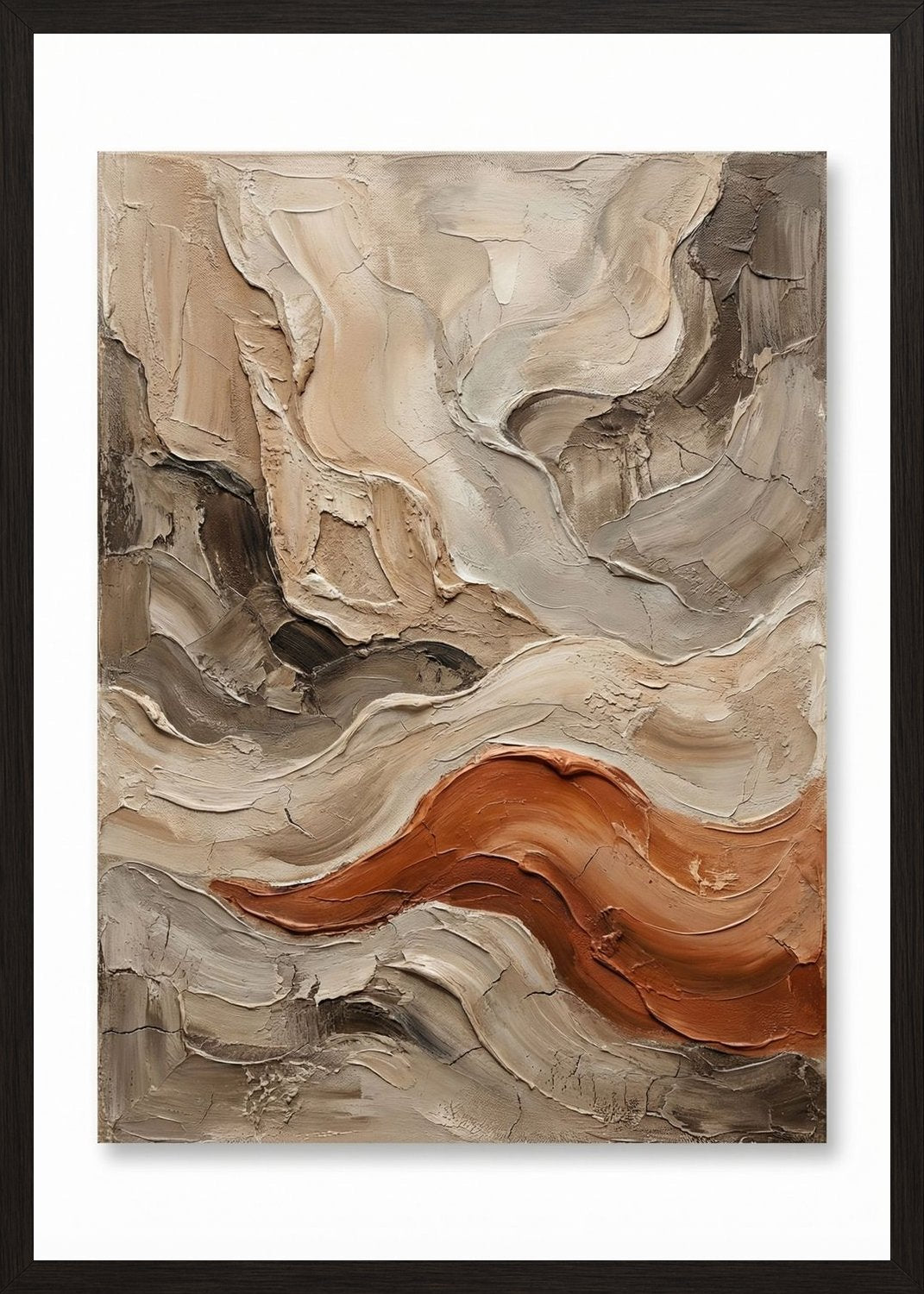 Poster in oak frame