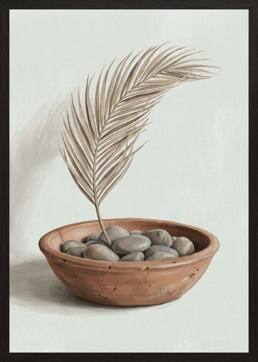 Poster in black frame