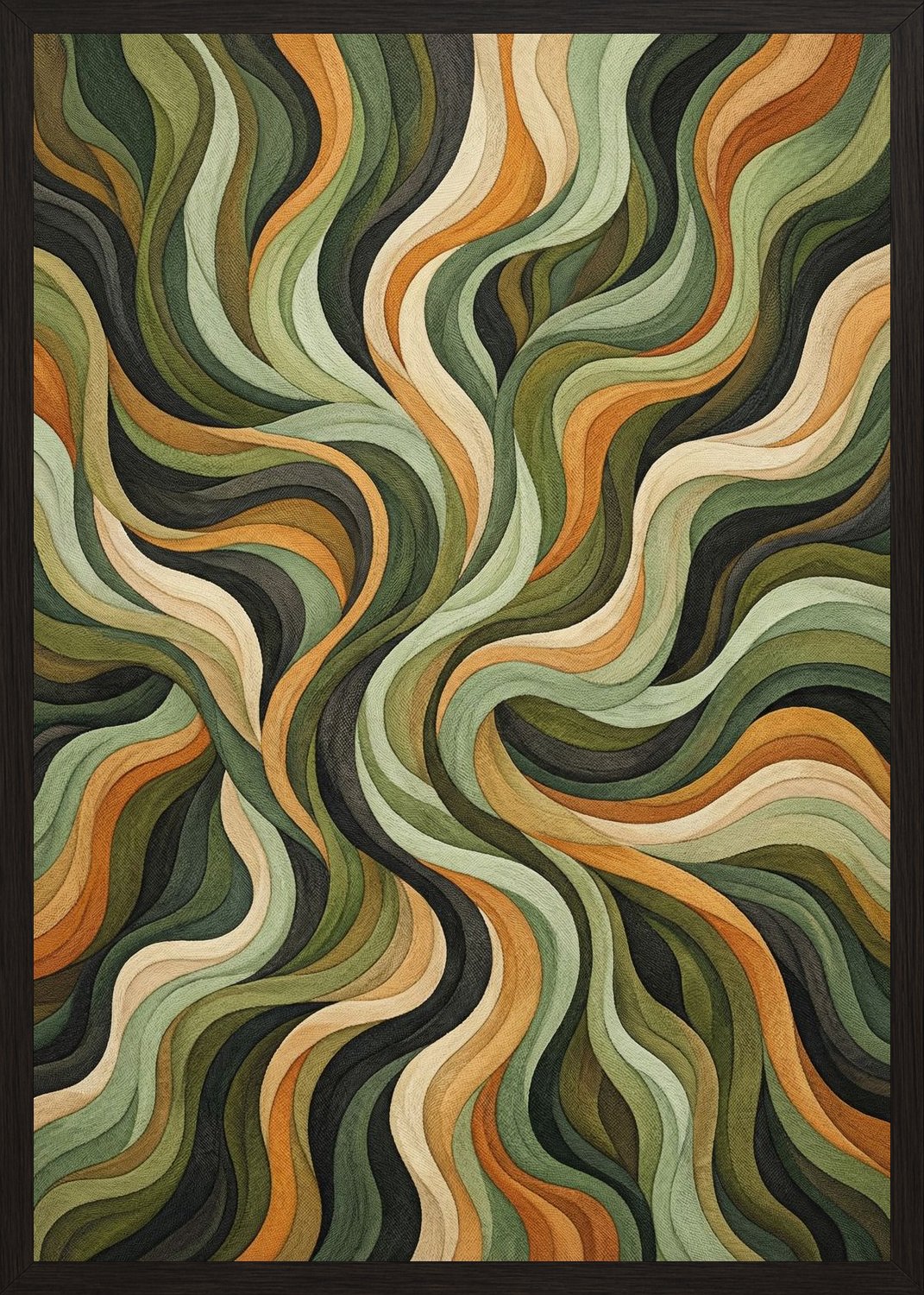 Poster in oak frame