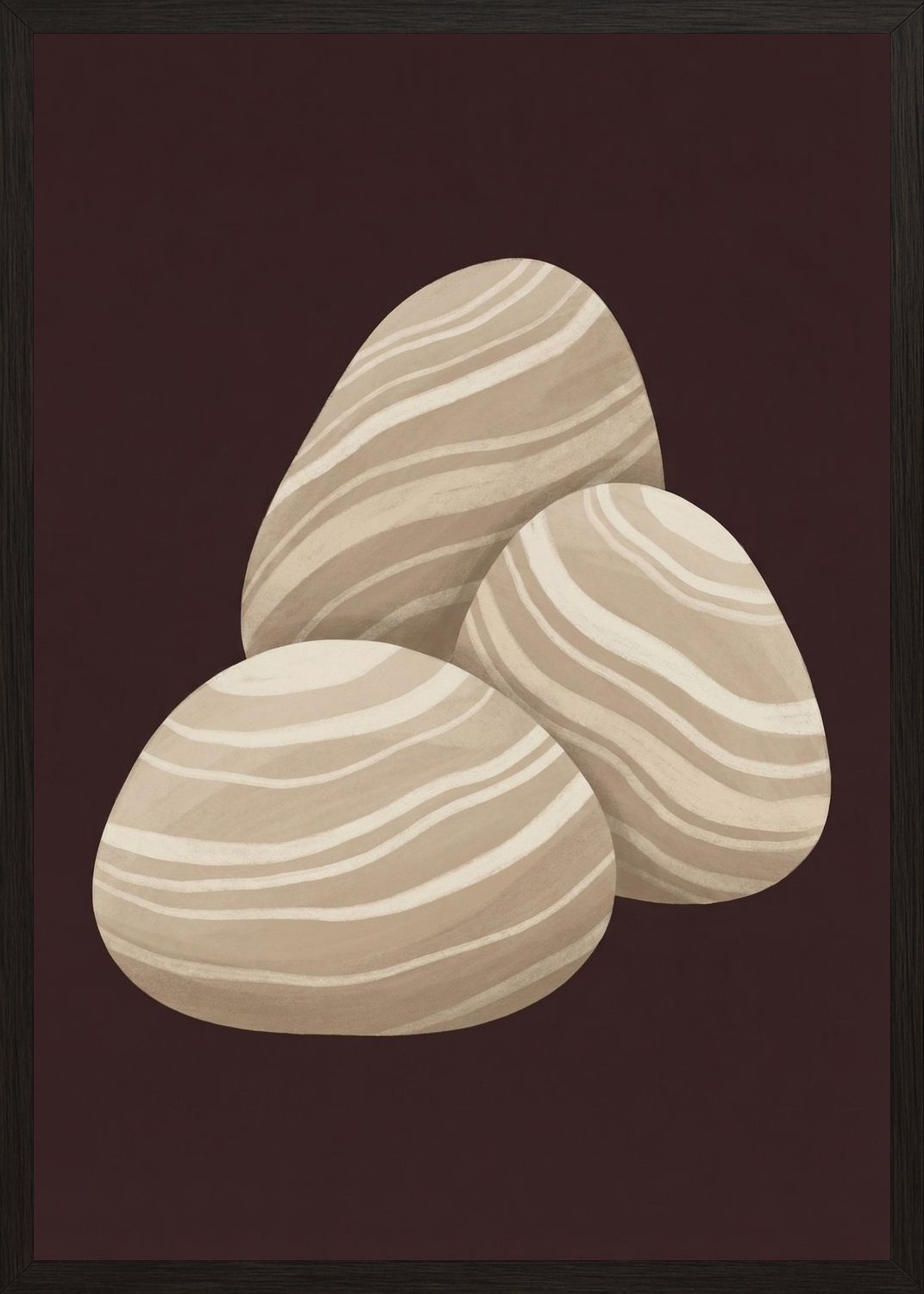 Poster in oak frame