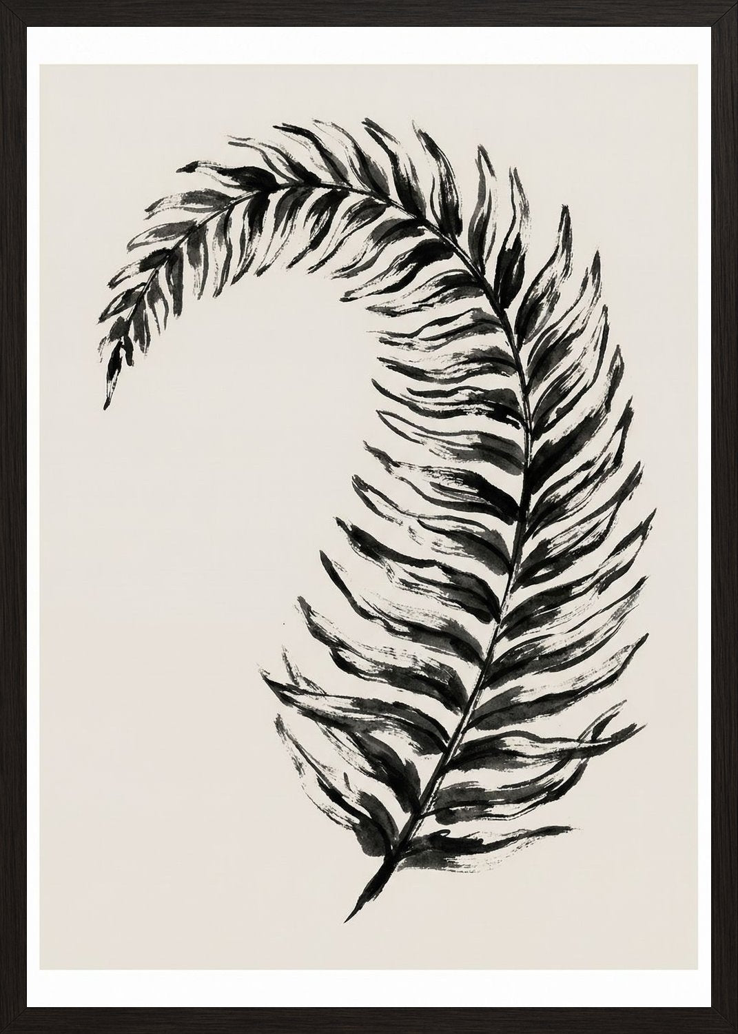Poster in oak frame