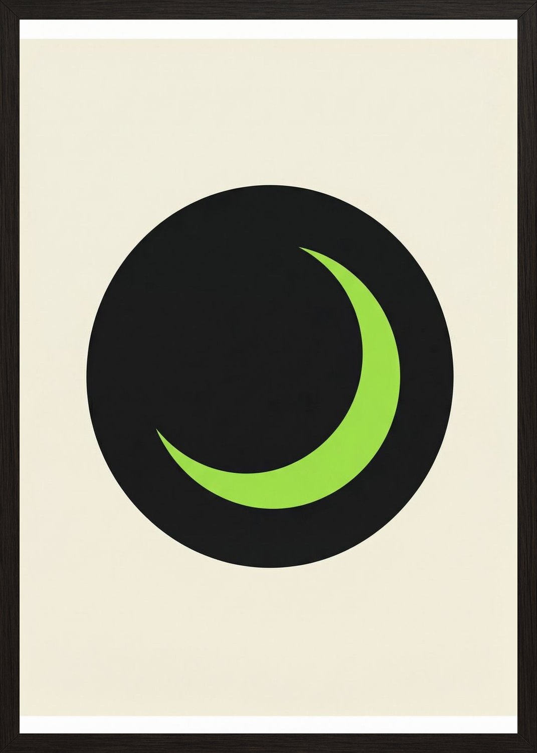 Poster in oak frame