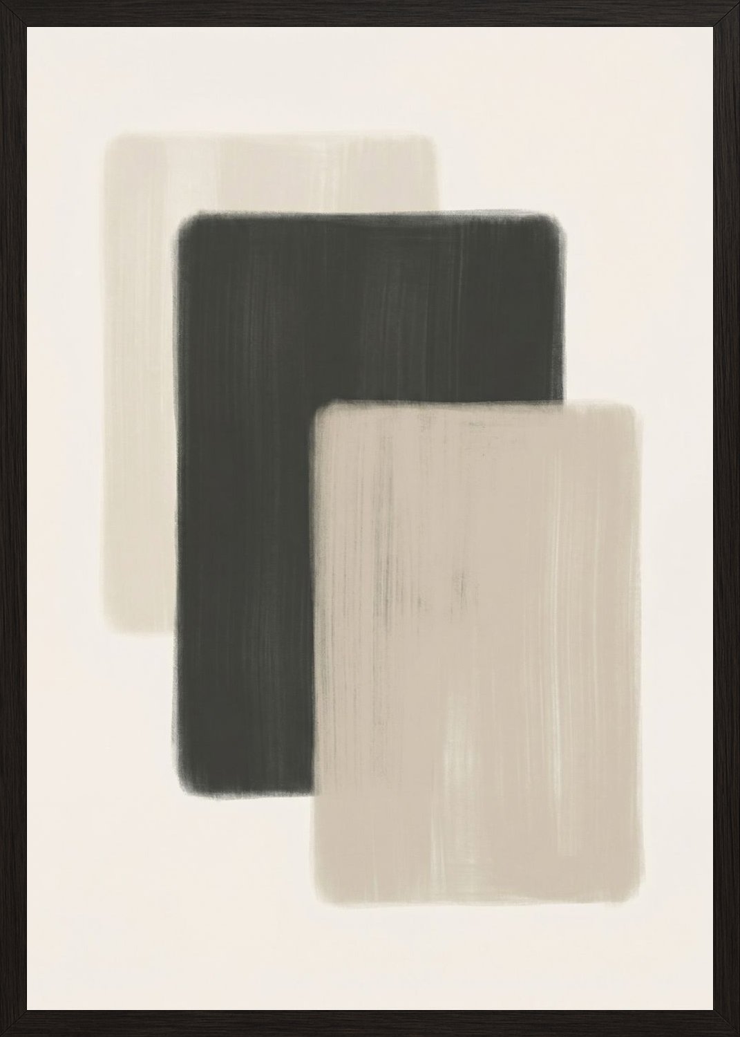 Poster in black frame