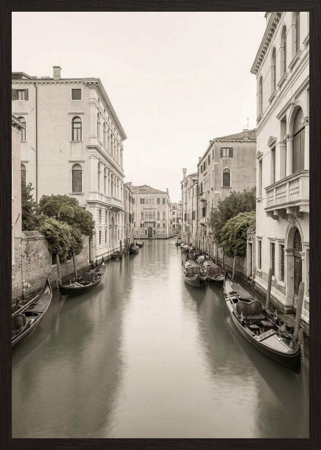 Poster in black frame