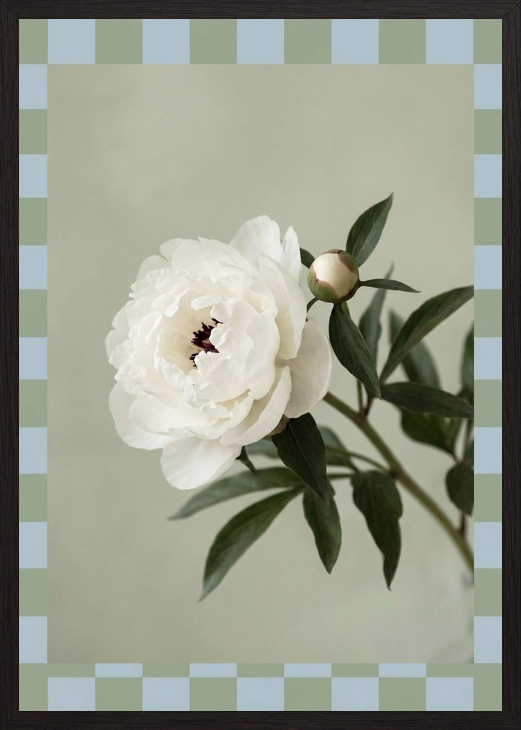 Poster in black frame