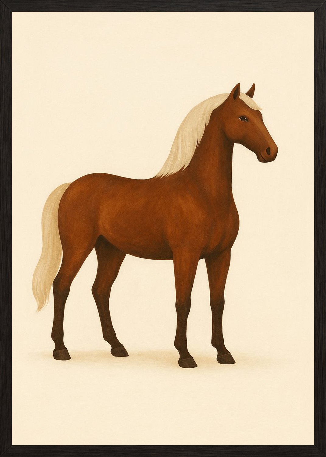 Poster in black frame