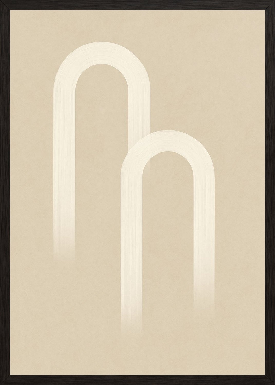 Poster in black frame