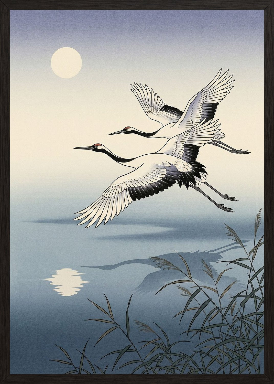 Poster in black frame