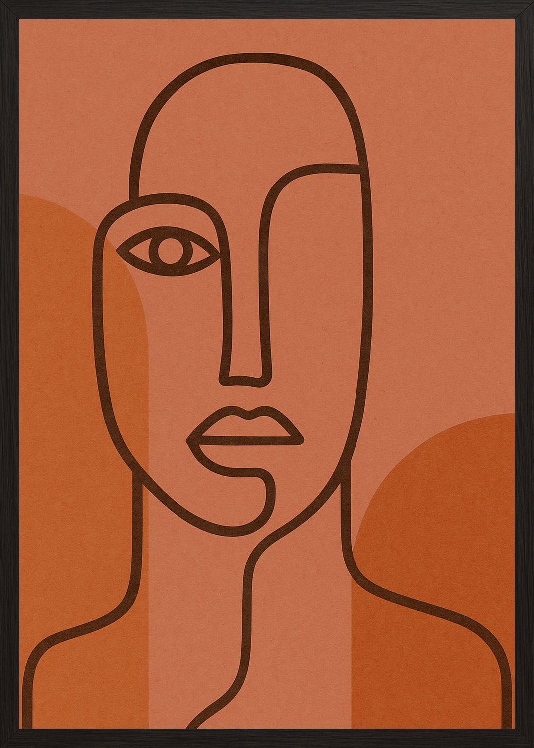 Poster in black frame