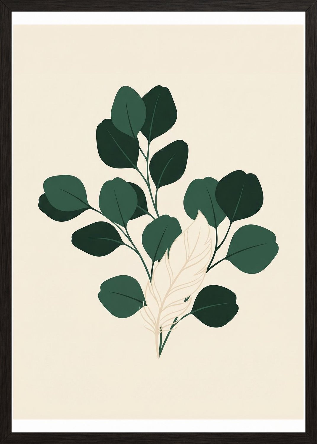 Poster in black frame