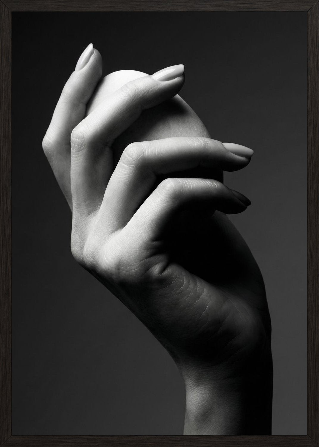 Poster in oak frame