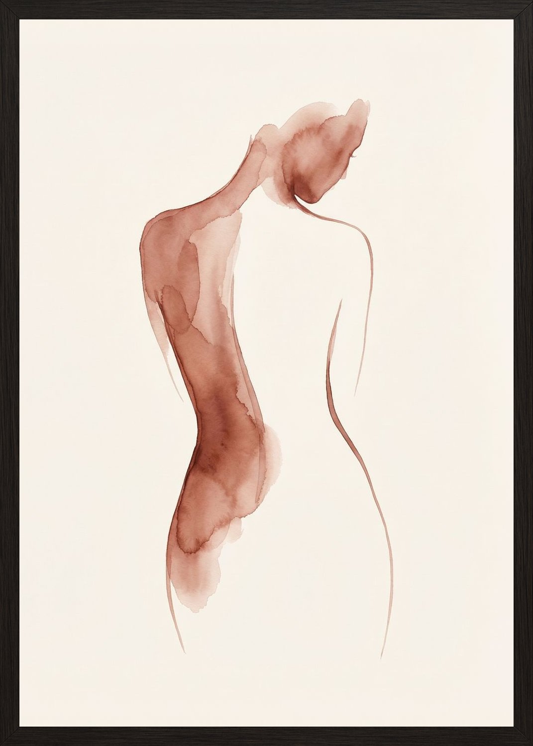 Poster in black frame