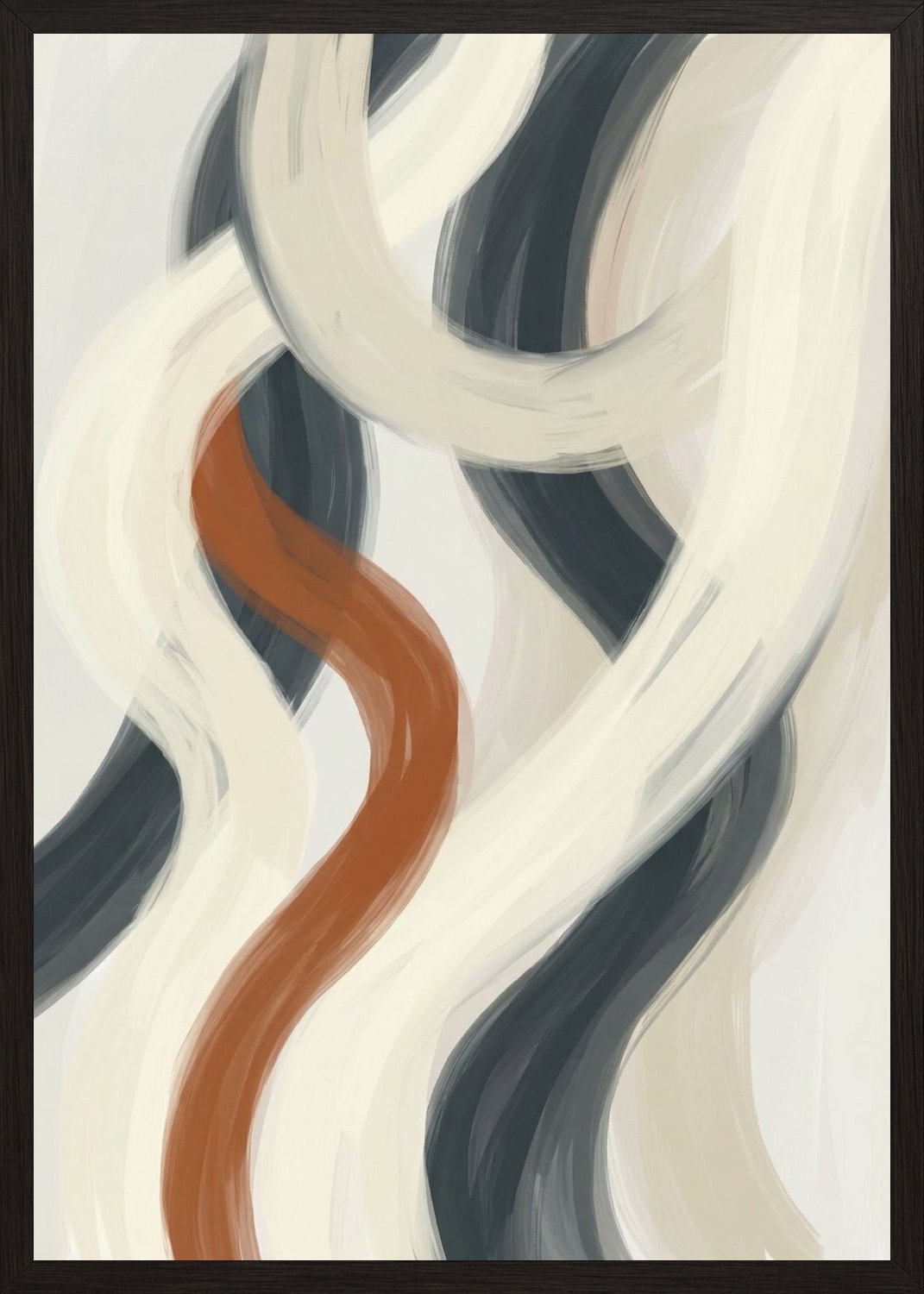 Poster in black frame