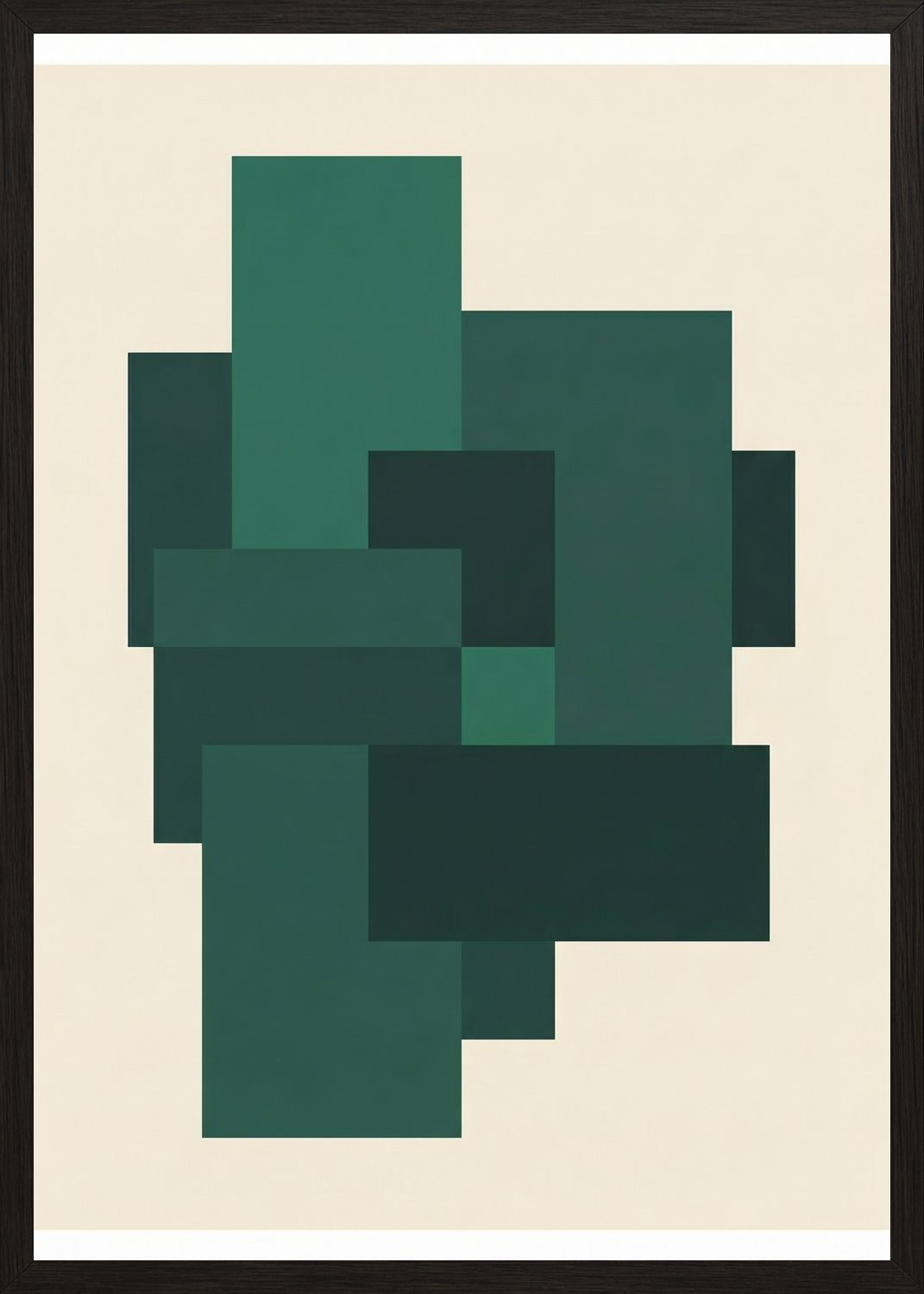 Poster in black frame