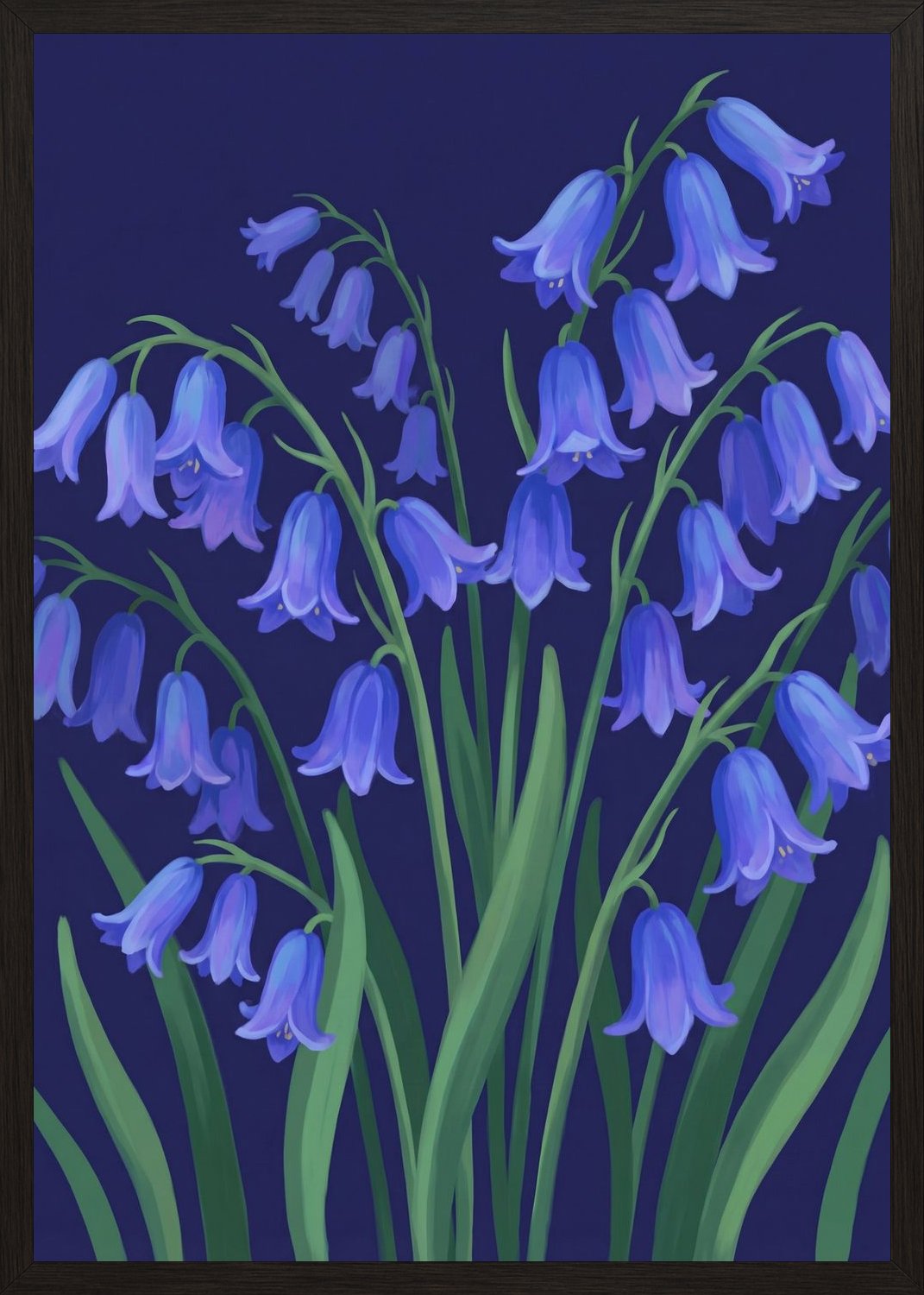 Poster in oak frame