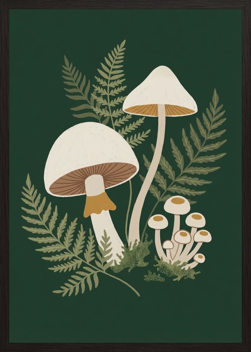 Poster in black frame
