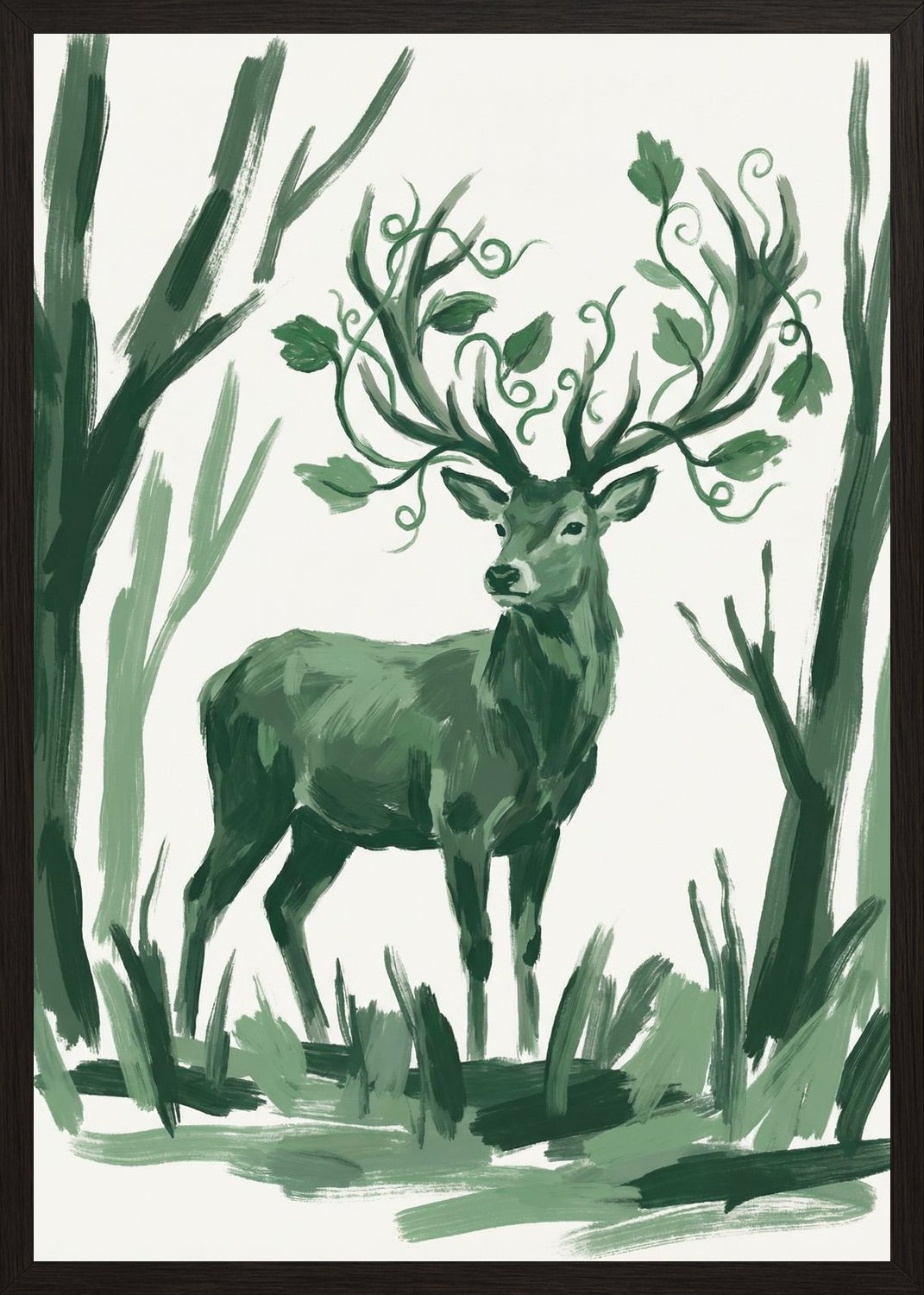 Poster in oak frame