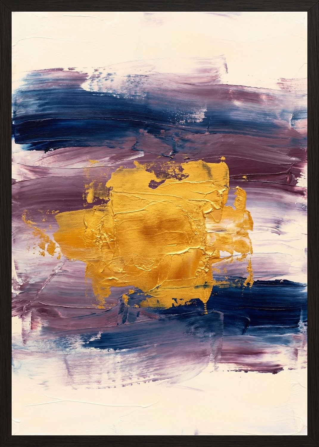 Poster in black frame