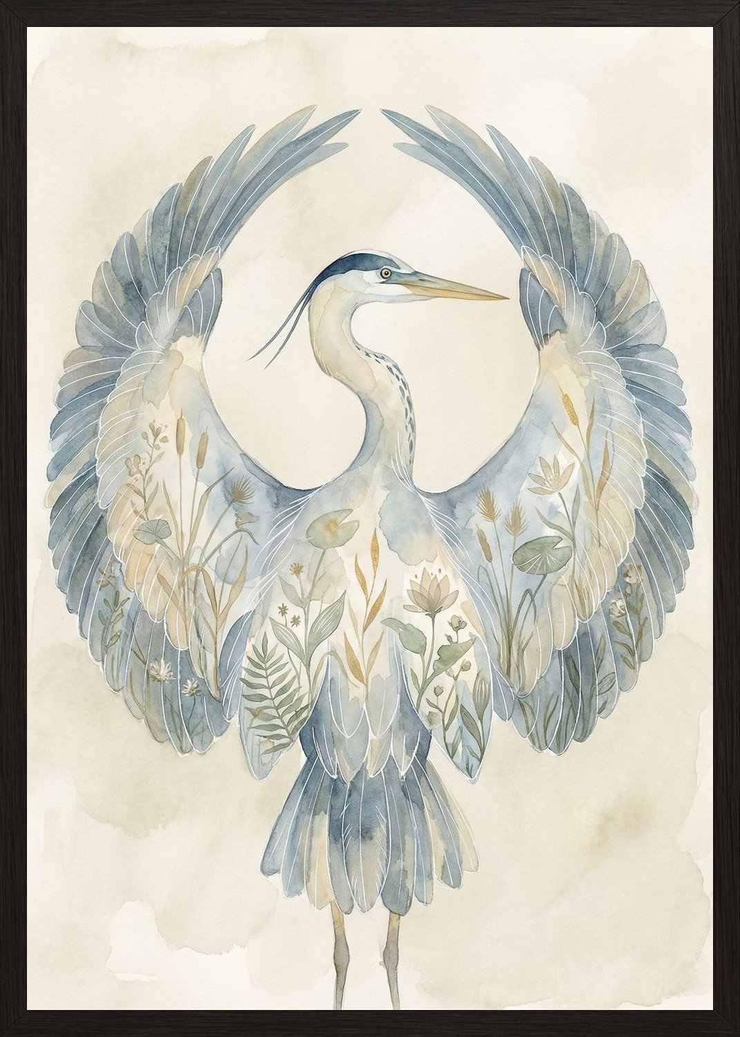 Poster in black frame