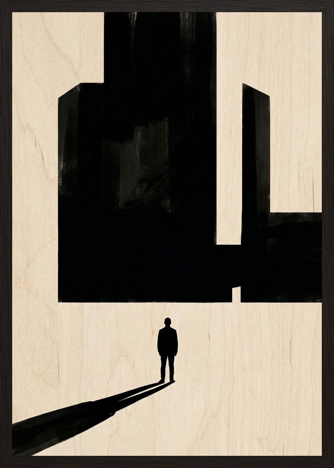 Poster in black frame