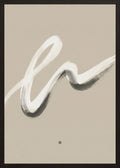 Poster in black frame
