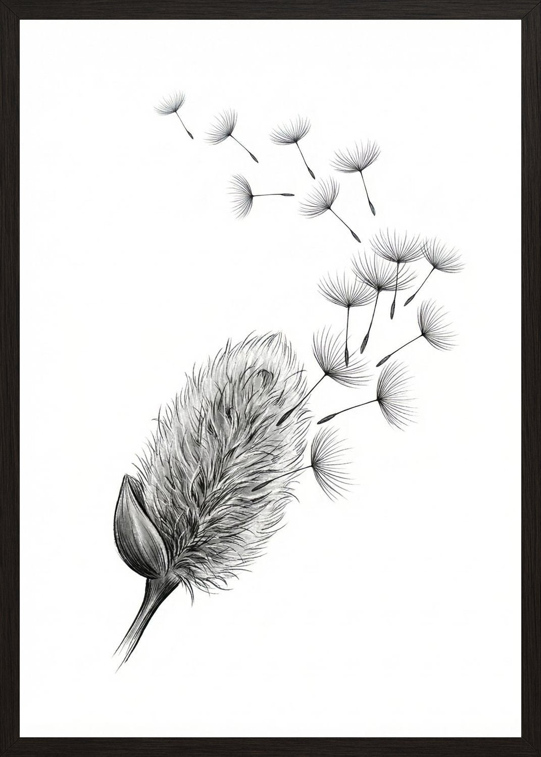 Poster in oak frame