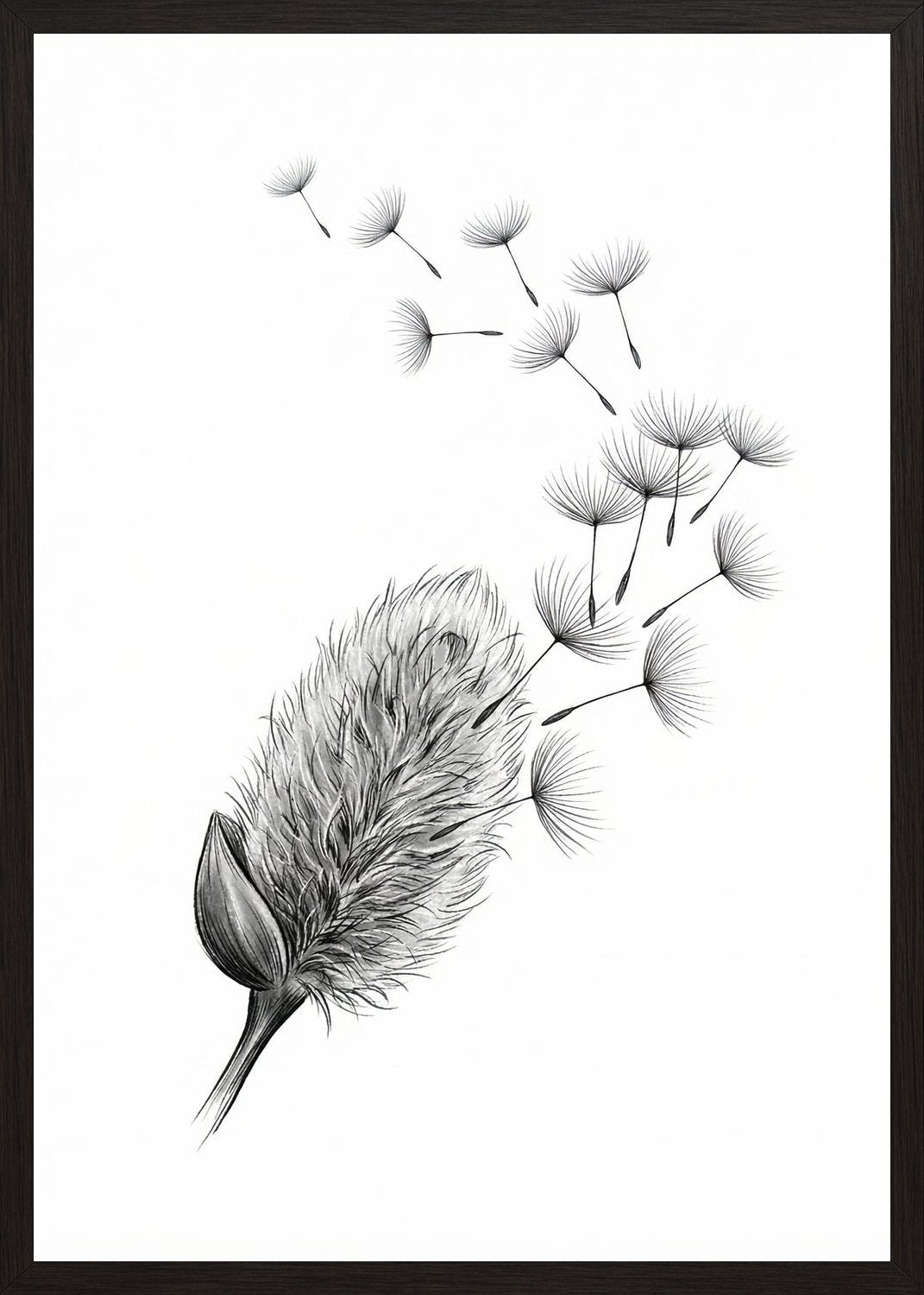 Poster in black frame