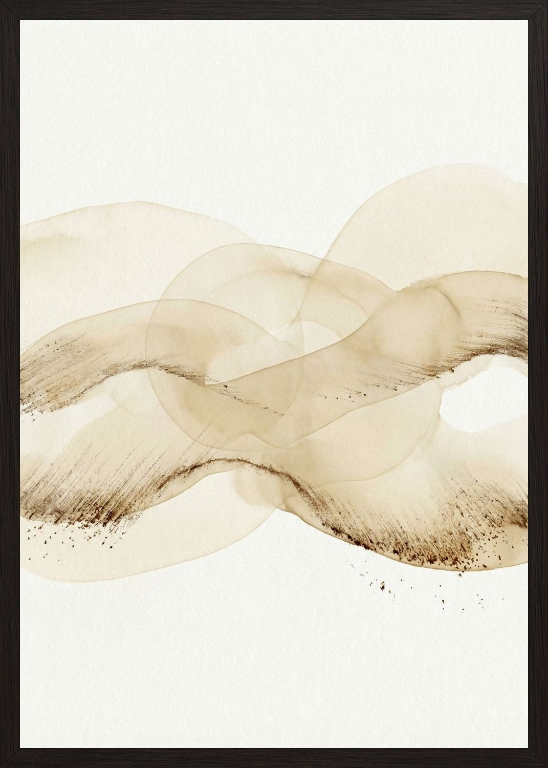 Poster in black frame