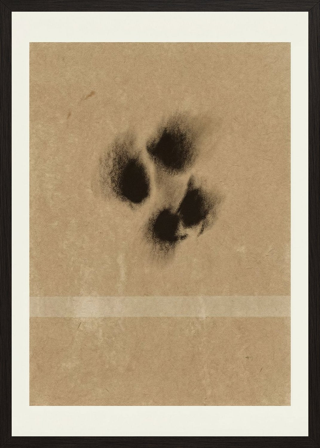 Poster in black frame