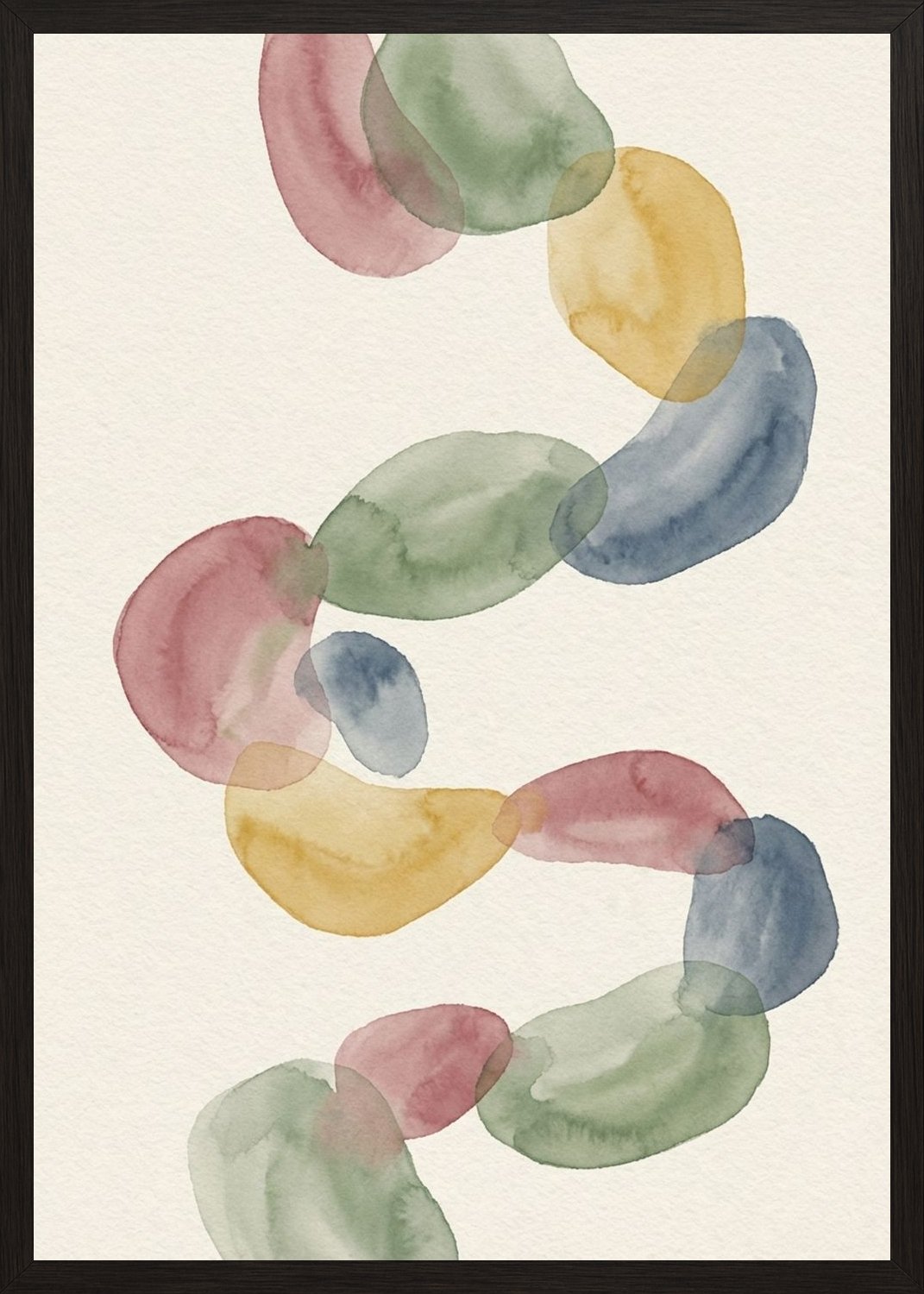 Poster in black frame