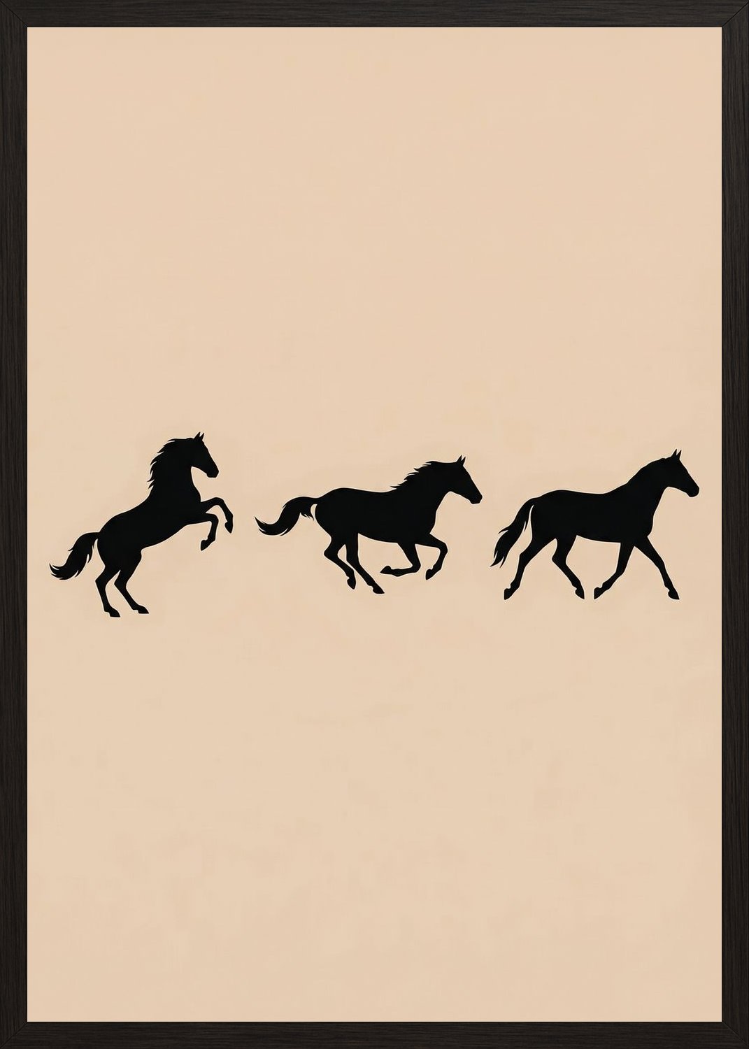 Poster in black frame