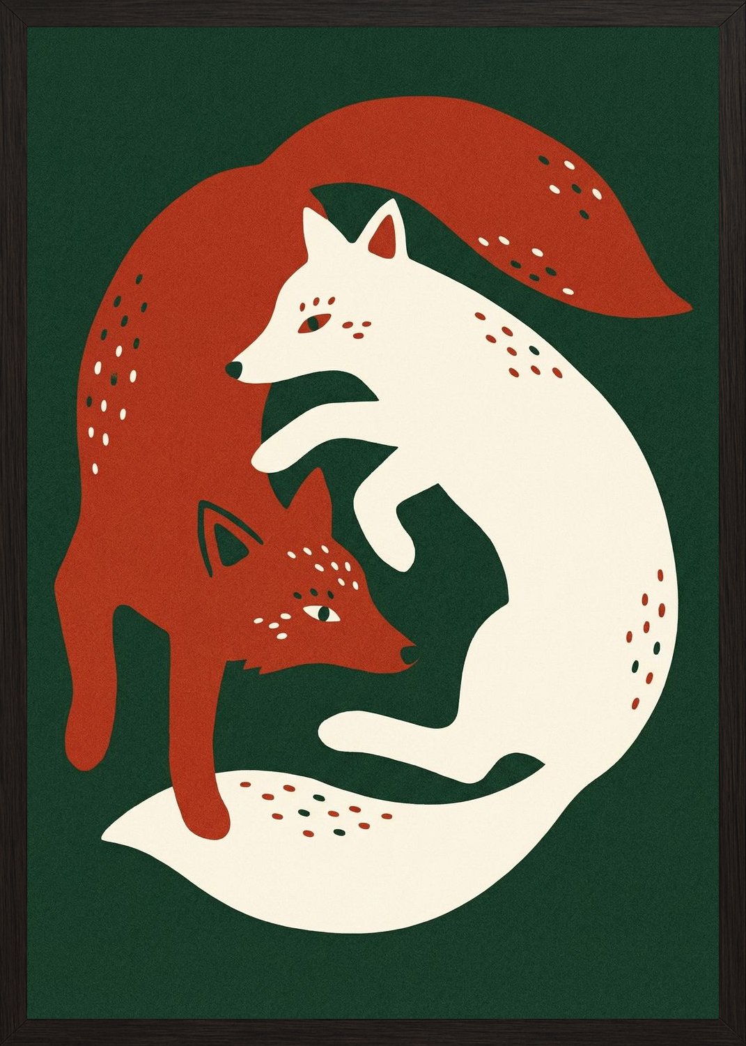 Poster in black frame