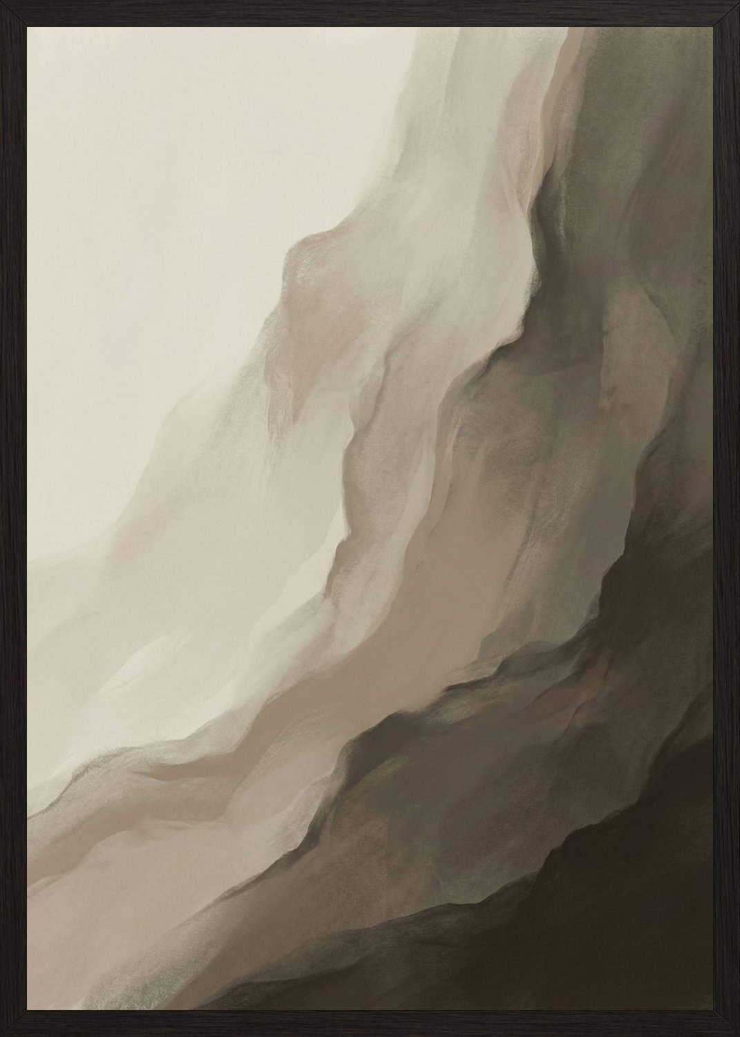 Poster in oak frame