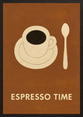 Poster in black frame
