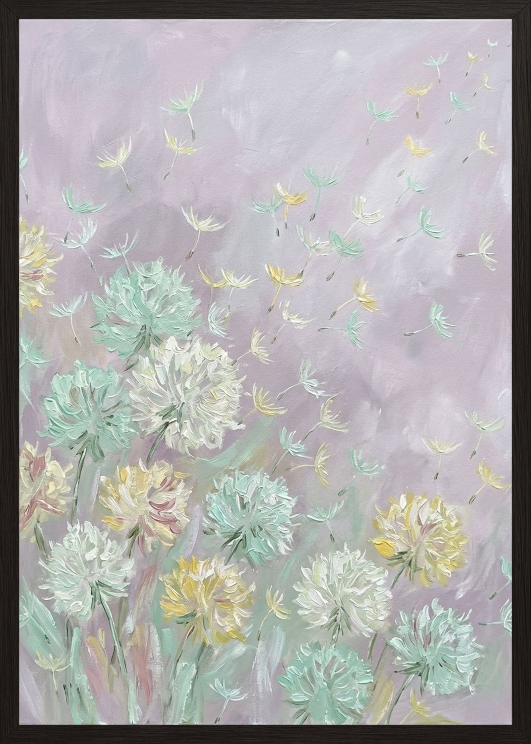 Poster in black frame