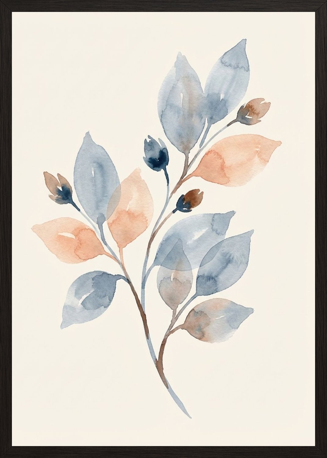 Poster in black frame