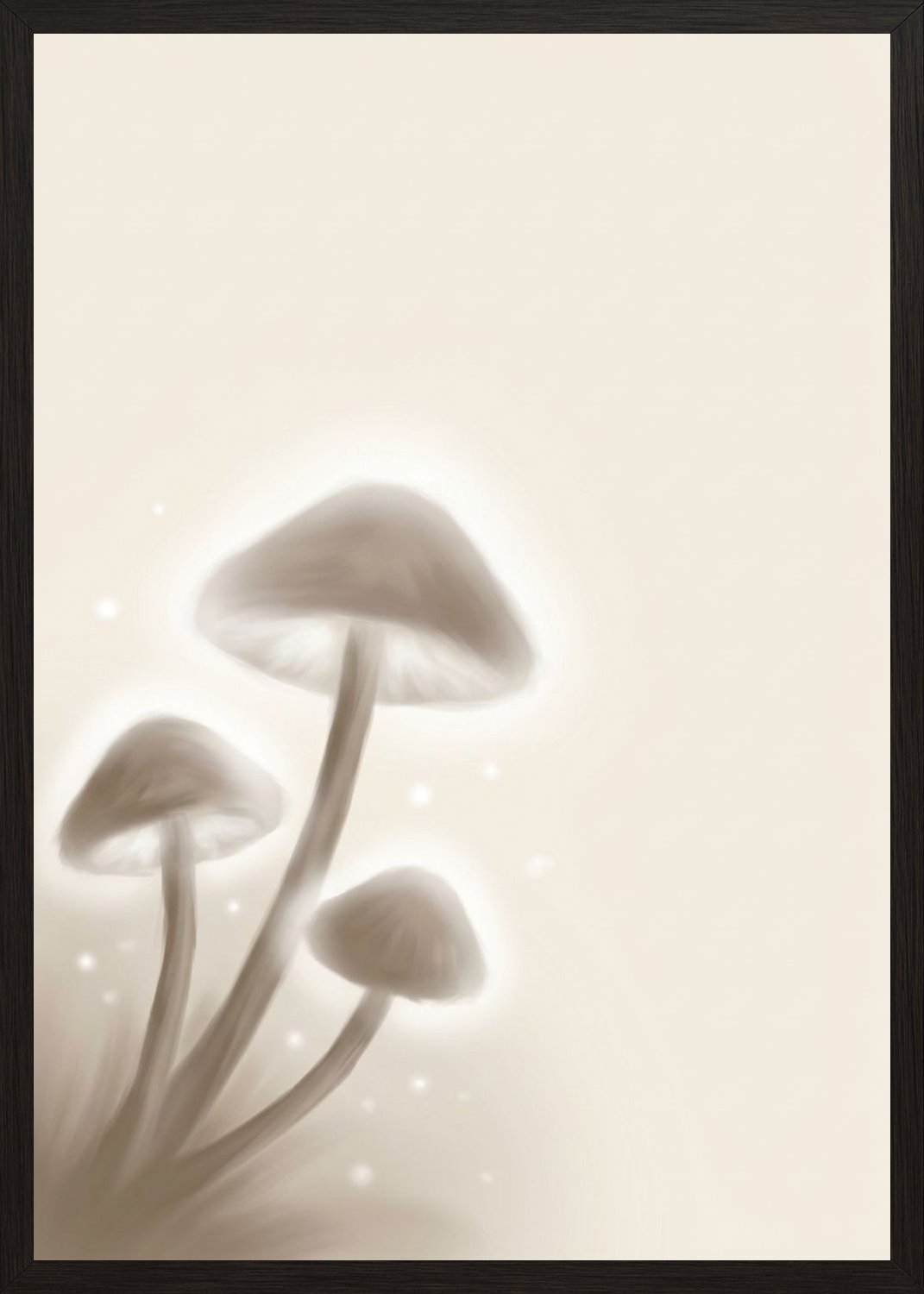 Poster in black frame