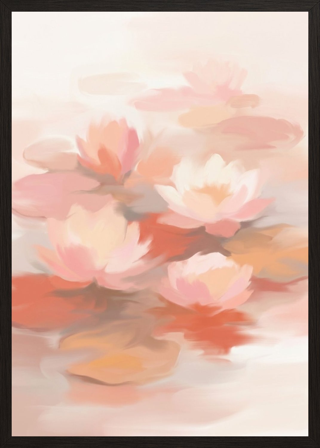 Poster in black frame