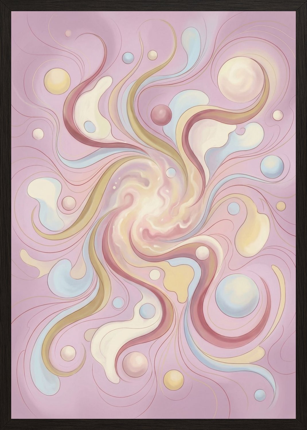 Poster in oak frame