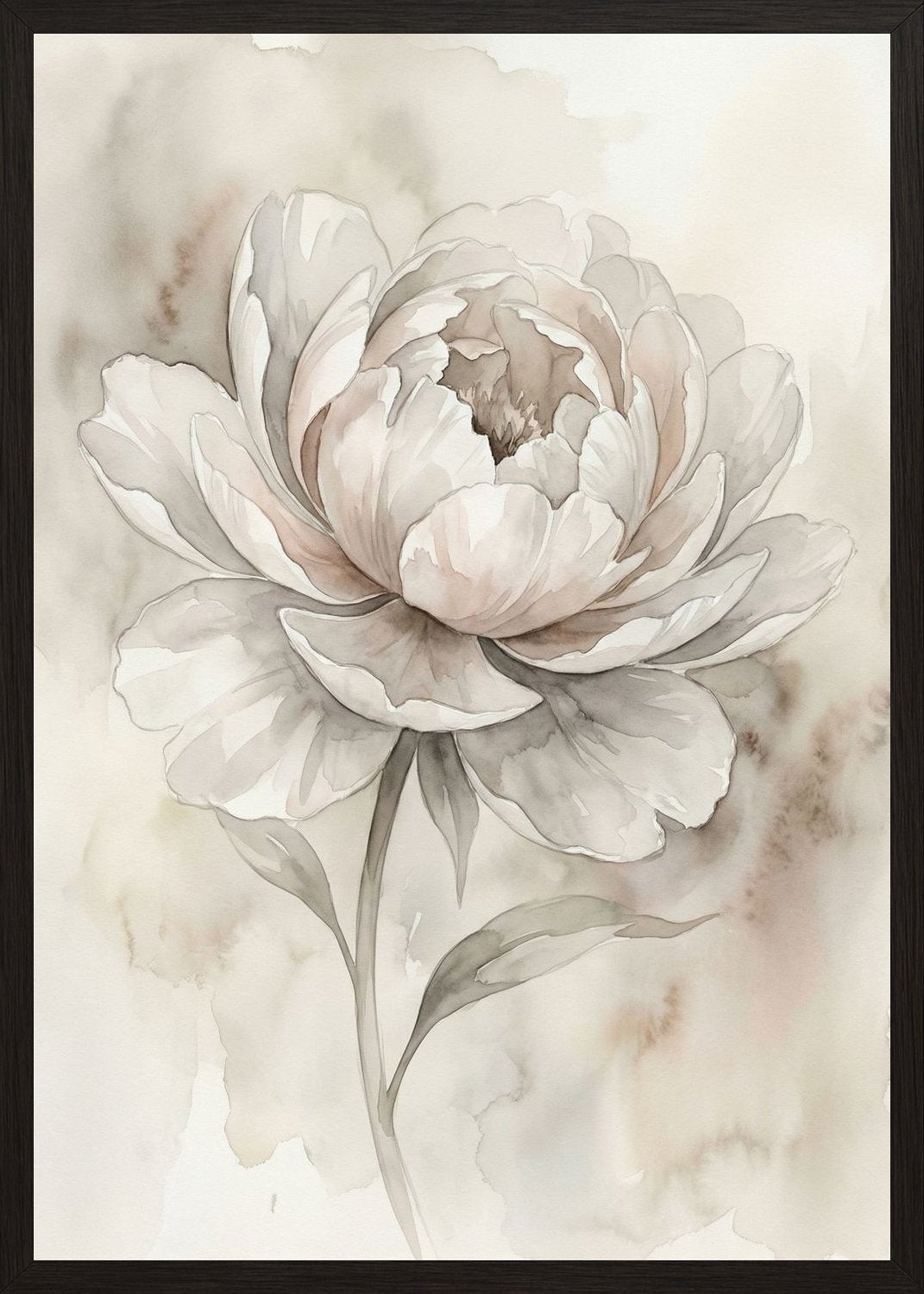 Poster in black frame