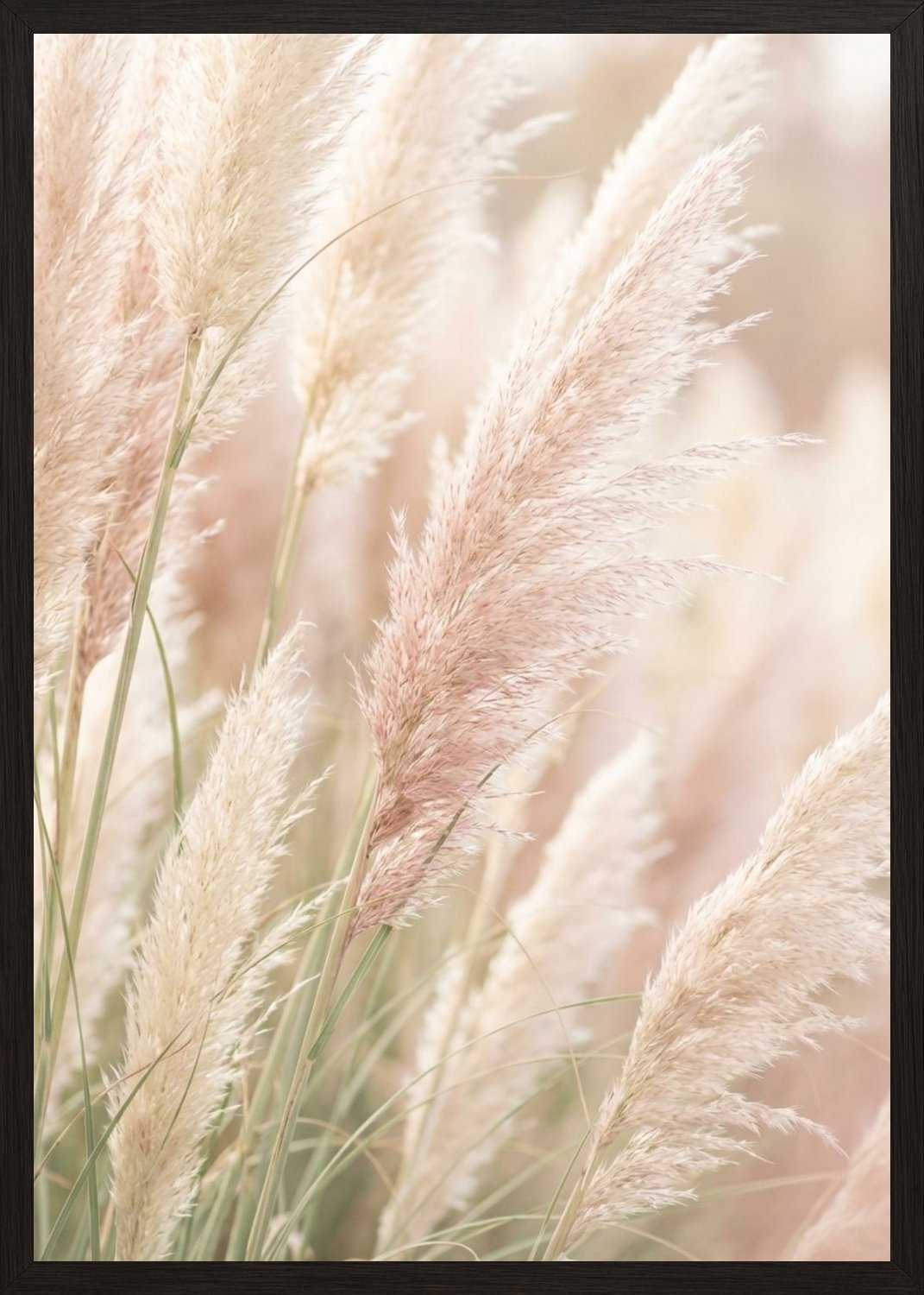 Poster in black frame