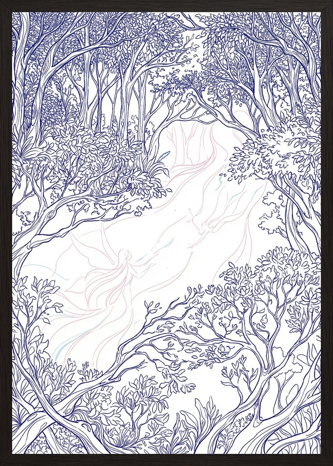 Poster in oak frame