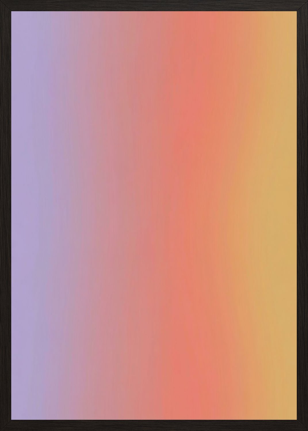 Poster in black frame