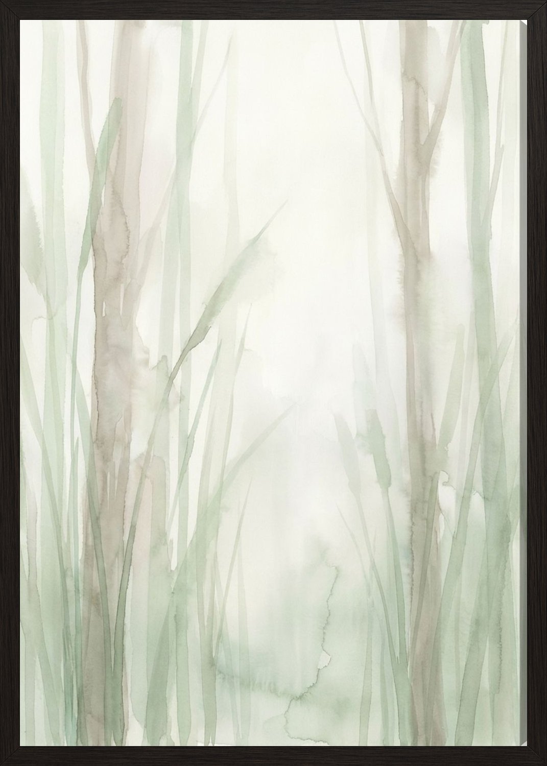 Poster in black frame