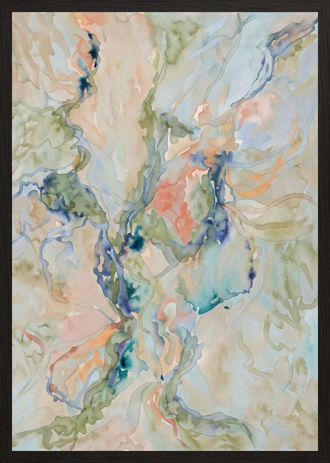 Poster in black frame