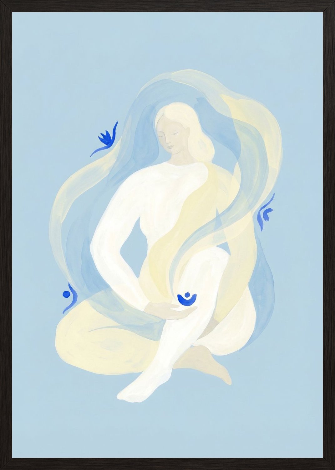 Poster in oak frame