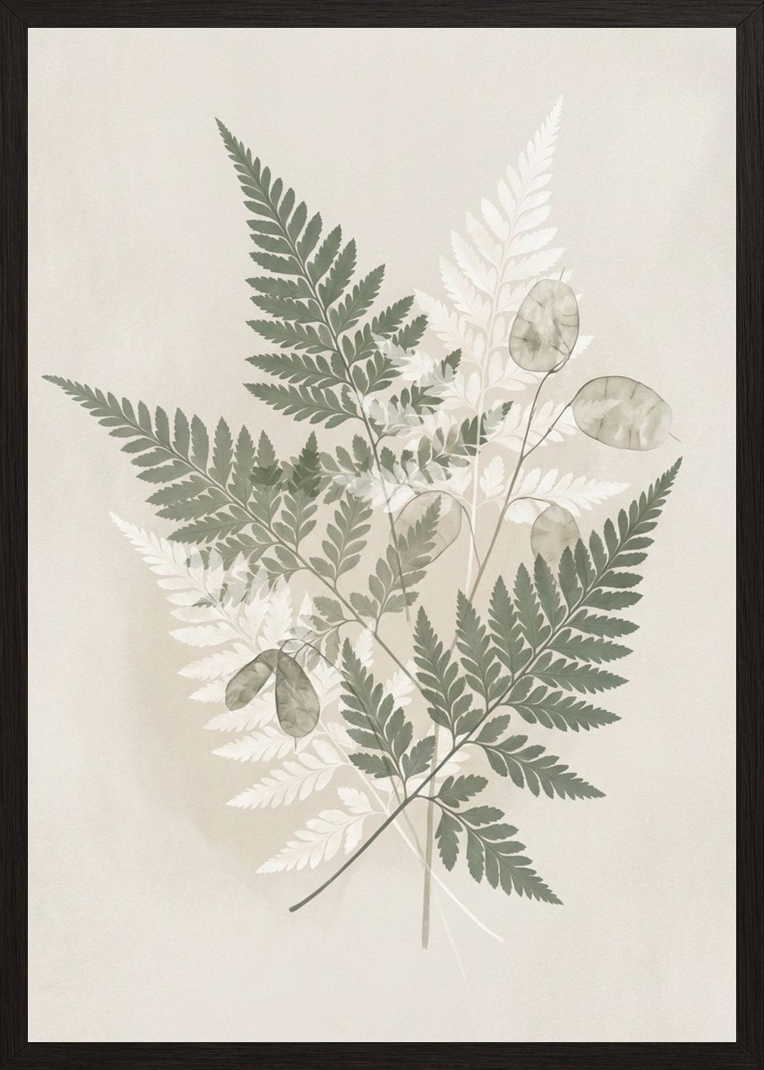 Poster in black frame